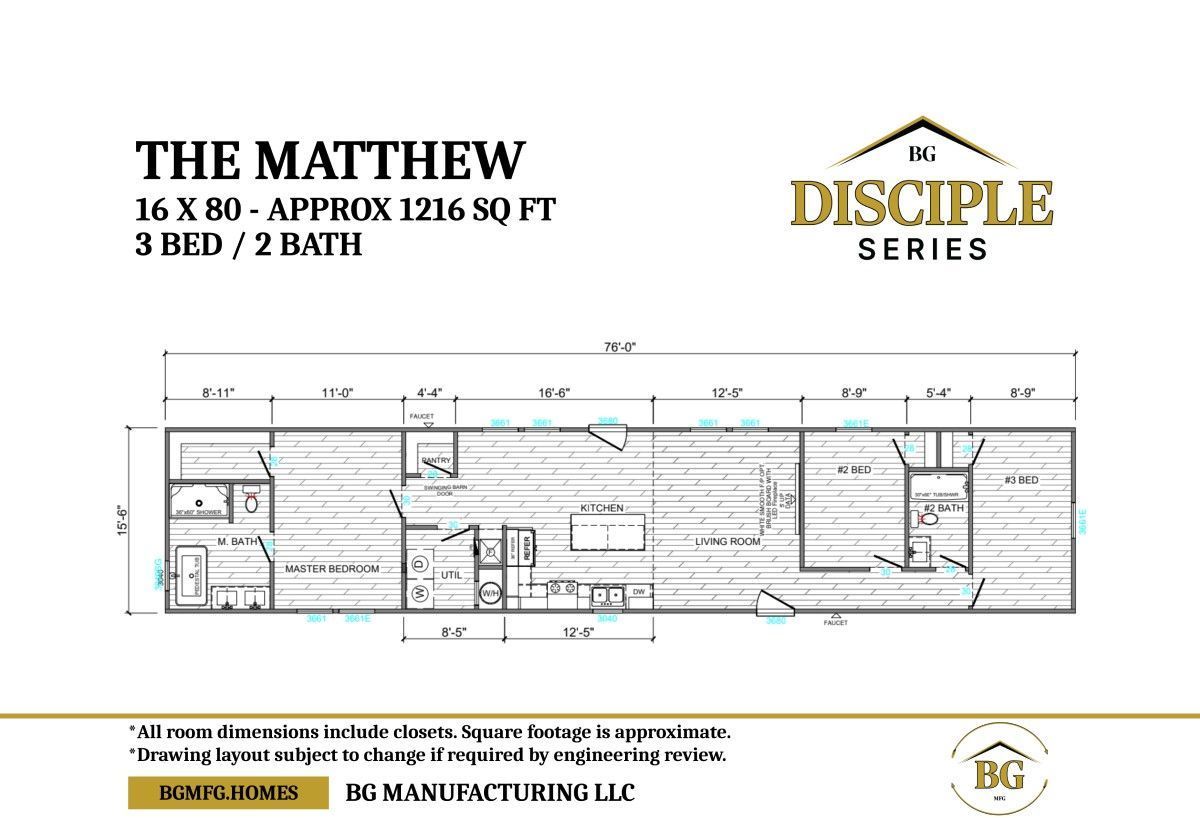 The Matthew Modular home by BG for sale at Gulf South Homes in Houma, Louisiana